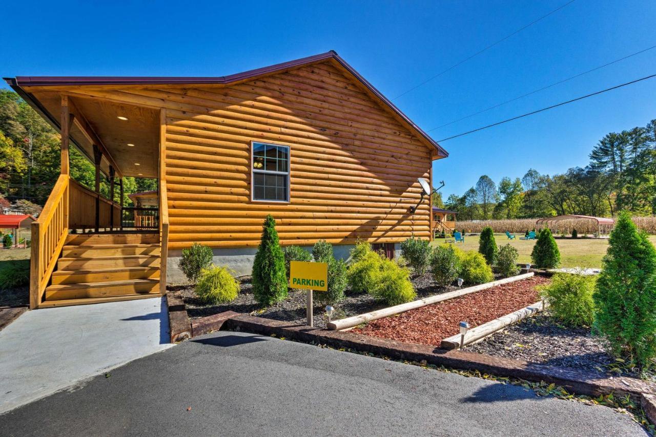 Bryson City Family Cabin - Mins To Smoky Mountains Exterior photo